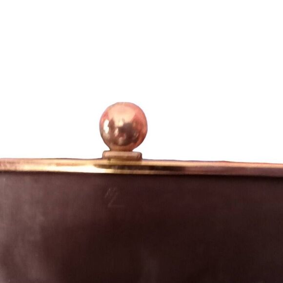 Vintage HL usa, Harry Levine leather kiss lock handbag - Picture 3 of 6